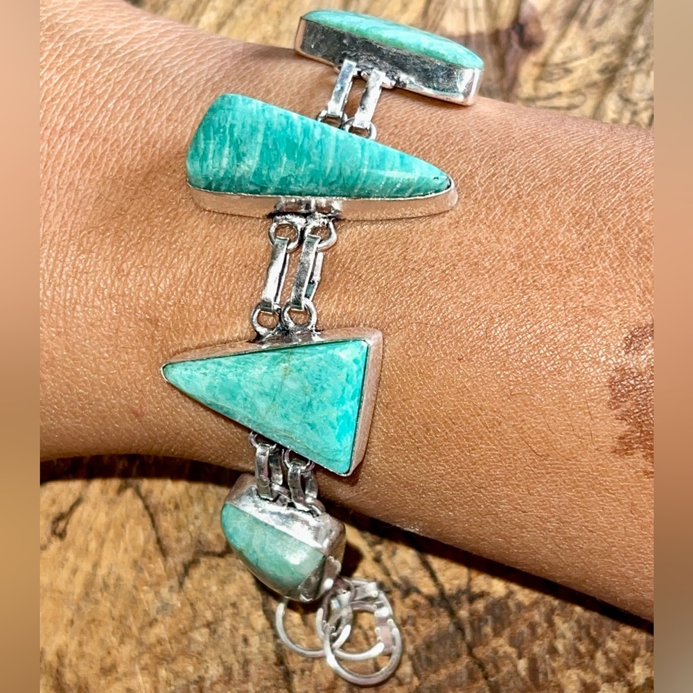 Green Amazonite Bracelet 6 1/2” - 8”
